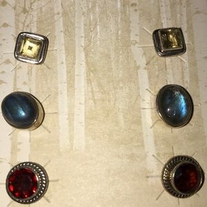 Set of three Sundance earrings